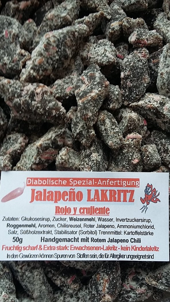 Jalapeño LAKRITZ, Rojo y crujiente