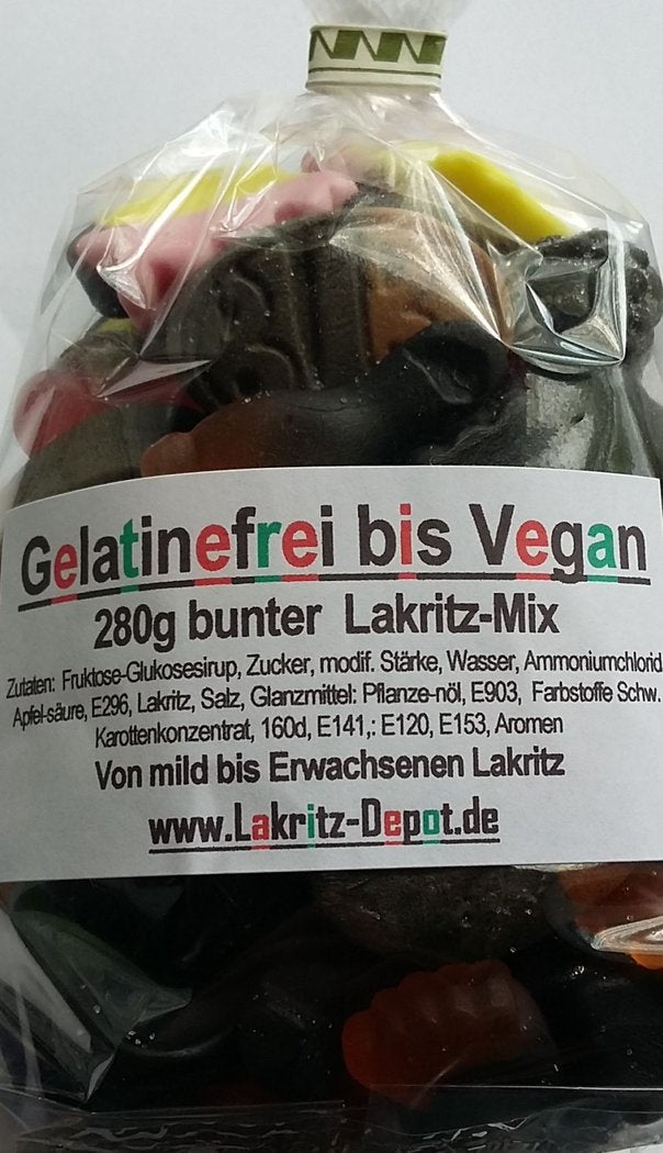 Gelatinefrei bis Vegan