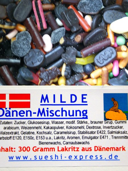 Milde Dänen Mischung Lakritz