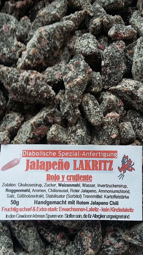 Jalapeño LAKRITZ,  Rojo y crujiente